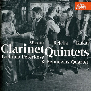 the album cover for Pavel KleÄka - Clarinet Quintets