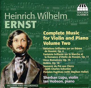 the album cover for Sherban Lupu - Complete Music Violin & Piano 2