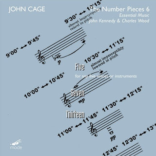 the album cover for Essential Music - Number Pieces 6: Five / Seven / Thirteen