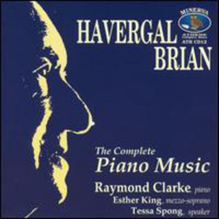 the album cover for Raymond Clarke - Complete Piano Music