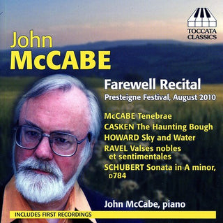 the album cover for John Mccabe - Farewell Recital