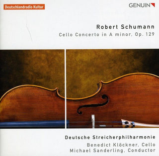the album cover for Benedict Klockner - Cello Concerto in A minor Op129