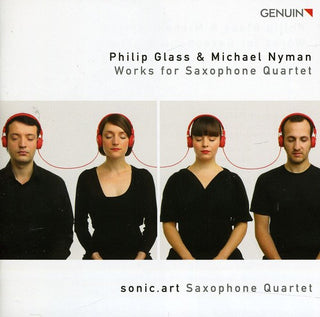the album cover for Sonic Art Saxophone Quartet - Works for Saxophone Quartet