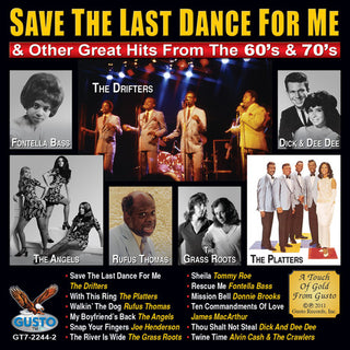 the album cover for Great Hits From The 60s & 70s - Save The Last Dance For Me and Other Great Hits From The 60's & 70's
