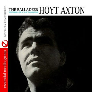 the album cover for Hoyt Axton - The Balladeer: Recorded Live at the Troubadour