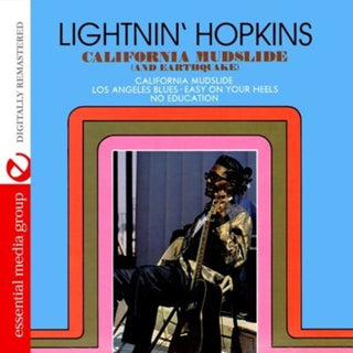 the album cover for Lightnin' Hopkins - California Mudslide & Earthquake
