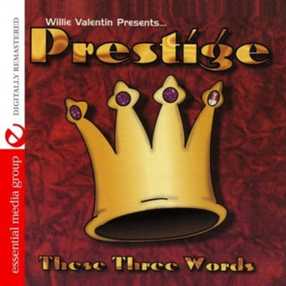 the album cover for Prestige - These Three Words