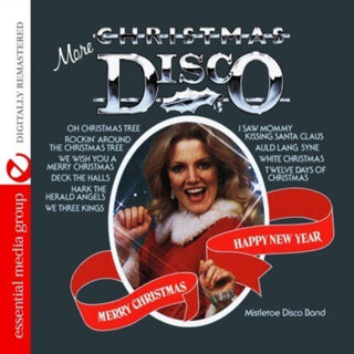 the album cover for Mistletoe Disco Band - More Christmas Disco
