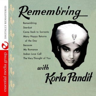 the album cover for Korla Pandit - Rememb'ring