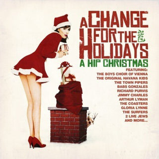 the album cover for Jimmy Charles - Change for the Holidays: Hip Christmas