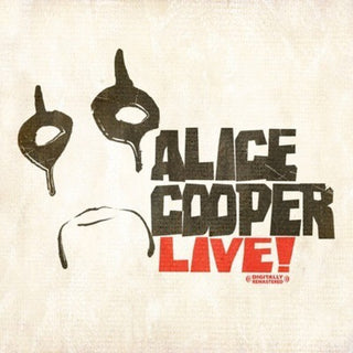 the album cover for Alice Cooper - Live