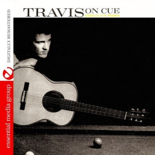the album cover for Travis Edmonson - Travis on Cue: Recorded Live at Troubadour