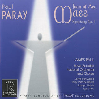 the album cover for Royal Scottish National Orchestra Chorus - Joan of Arc Mass / Symphony 1