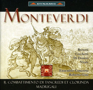 the album cover for Ensemble Concerto - Il Combattimento Di Tancredi E Clorinda & Madrigal