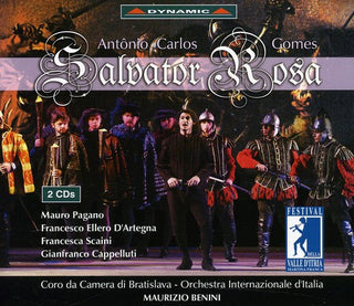 the album cover for Mauro Pagano - Salvator Rosa