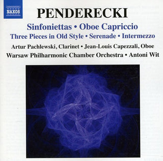 the album cover for Antoni Wit - 3 Pieces in the Old Style & Serenade for Strings