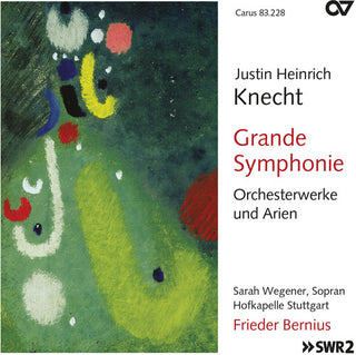 the album cover for Sarah Wegener - Grande Symphoninie & Orchesterwerke Und Arien