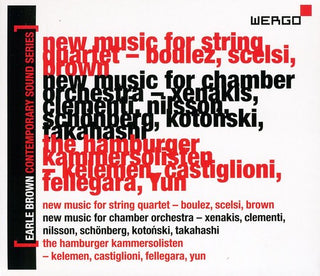 the album cover for Various Artists - Earle Brown Contemporary Sound Series 4 / Various