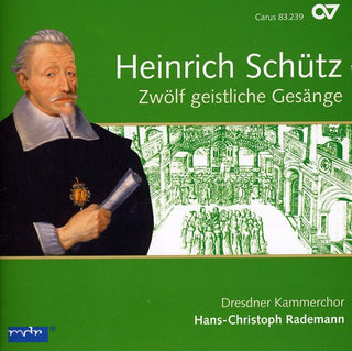 the album cover for Hans-christoph Rademann - Zwoelf Geistliche Gesaenge