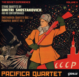 the album cover for Pacifica Quartet - Soviet Experience 2: String Quartets