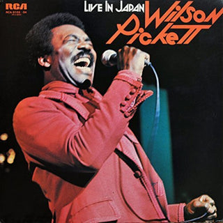 the album cover for Wilson Pickett - Live in Japan