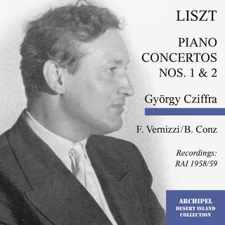 the album cover for GyÃ¶rgy Cziffra - Piano Concerto