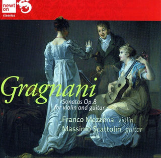 the album cover for Franco Mezzena - Sonatas for Guitar & Violin
