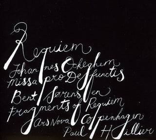 the album cover for Paul Hillier - Ockeghem: Requiem