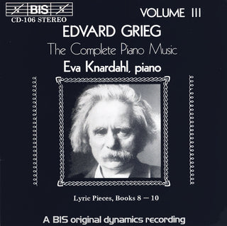 the album cover for Eva Knardahl - Grieg Lyric Pieces Books 8-10