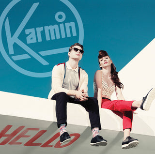 the album cover for Karmin - Hello