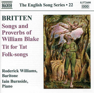 the album cover for Iain Burnside - Songs & Proverbs & Tit for Tat & Folk-Songs