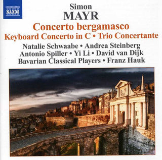 the album cover for Franz Hauk - Cto Bergamasco & Keyboard Cto in C Major & Trio