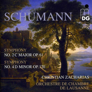 the album cover for Schumann / Orchestre De Chambre De Lausanne - Symphony No. 2 & 4