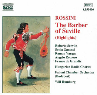 the album cover for Angelo Romero - Barber of Seville (Highlights)