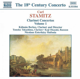 the album cover for F. KROMMER - Clarinet Concertos 1