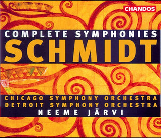 the album cover for Neeme JÃ¤rvi - Symphonies Nos 1-4