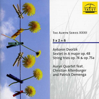 the album cover for Dvorak / Auryn Quartet - Auryn Series 32: Sextet in a Major Op 48