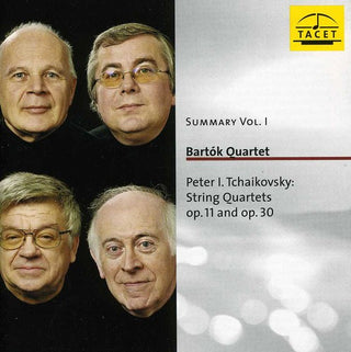 the album cover for Tchaikovsky / Bartok Quartet - String Quartets Op 11 & Op 30
