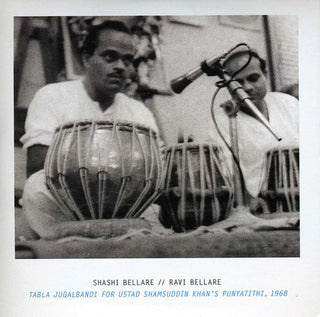 the album cover for Shashi Bellare & R - Tabla Jugalbandi for Ustad Shamsuddin Khan's Punyatithi, 1969