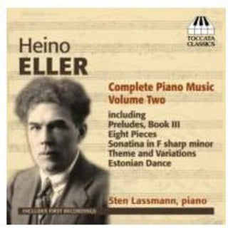 the album cover for Sten Lassmann - Complete Piano Music 2