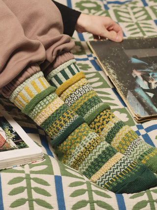 Solmate Fiddlehead Crew Socks
