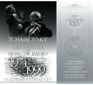 the album cover for Boccherini / Tchaikovsky Sym Orch / Fedoseyev - Cello Cto / Nocturne / Pezzo Capriccioso
