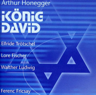 the album cover for Honegger / Trotschel / Fischer / Ludwig / Fricsay - Konig David