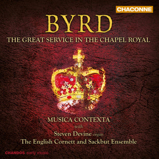 the album cover for Musica Contexta - Great Service in Chapel Royal