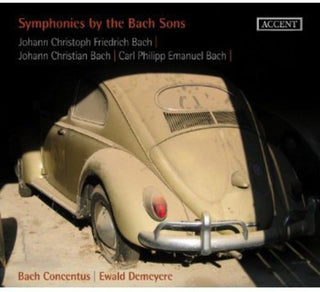 the album cover for Bach Concentus - Symphonies By the Bach Sons