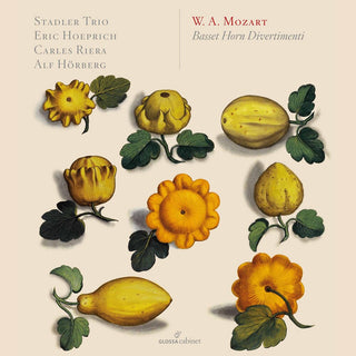 the album cover for Mozart / Hoeprich / Riera / Horberg / Stadler Trio - Basset Horn Divertimenti