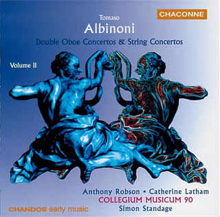 the album cover for Anthony Robson - Double Oboe & String Concertos