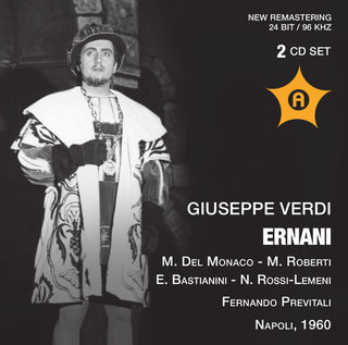 the album cover for G Verdi - Ernani