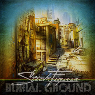 the album cover for Stick Figure - Burial Ground