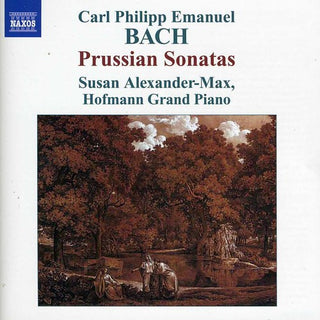 the album cover for Susan Alexander-Max - Bach: Prussian Sonatas